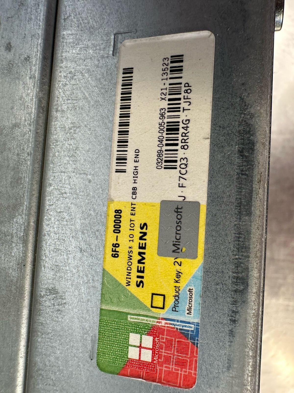  Siemens 6ES7647-6CE63-0GA1 SIMATIC IPC627C (Box PC), (8.4.8)