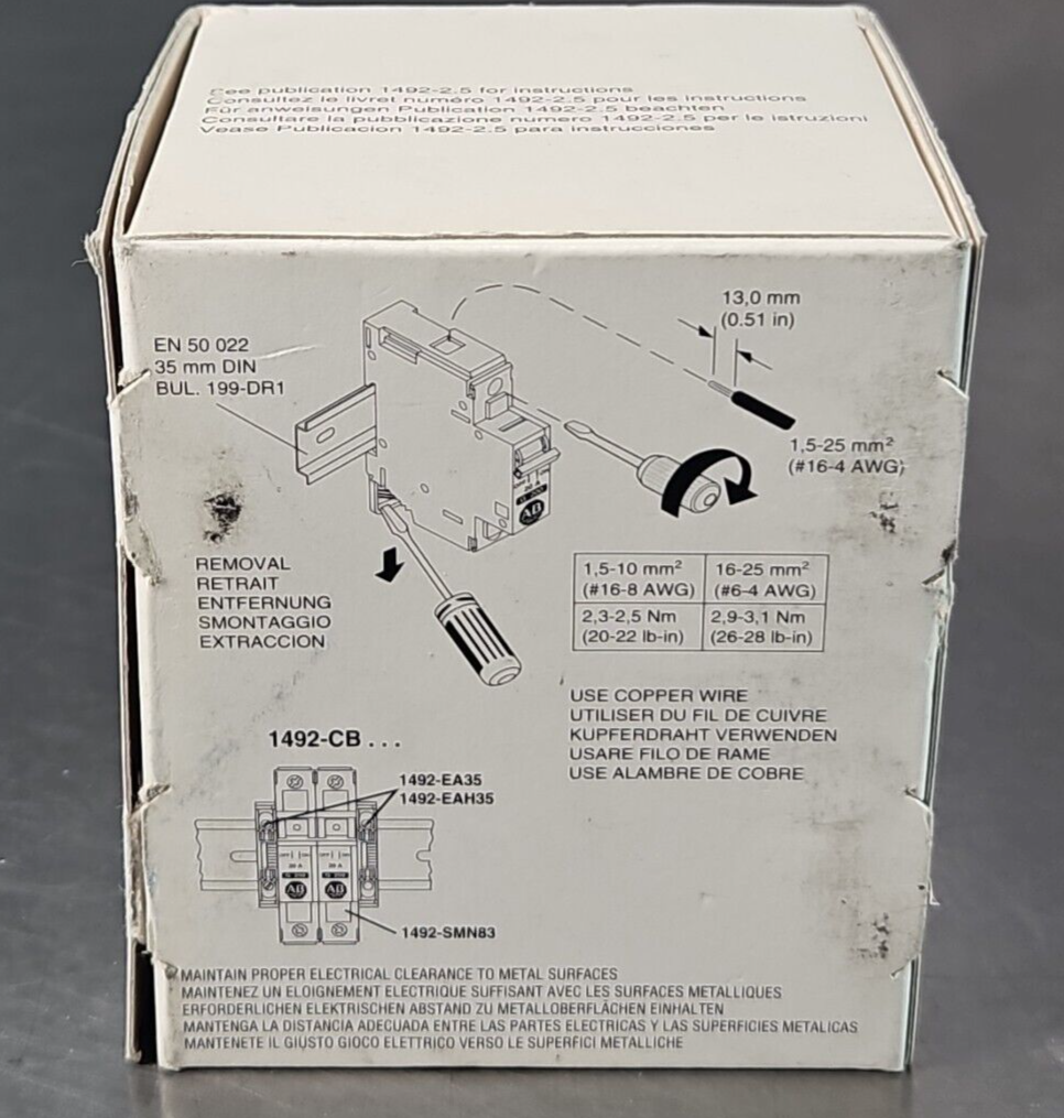 Allen Bradley 1492-CB3F300-N SerB 30A Circuit Breaker                    loc4A11