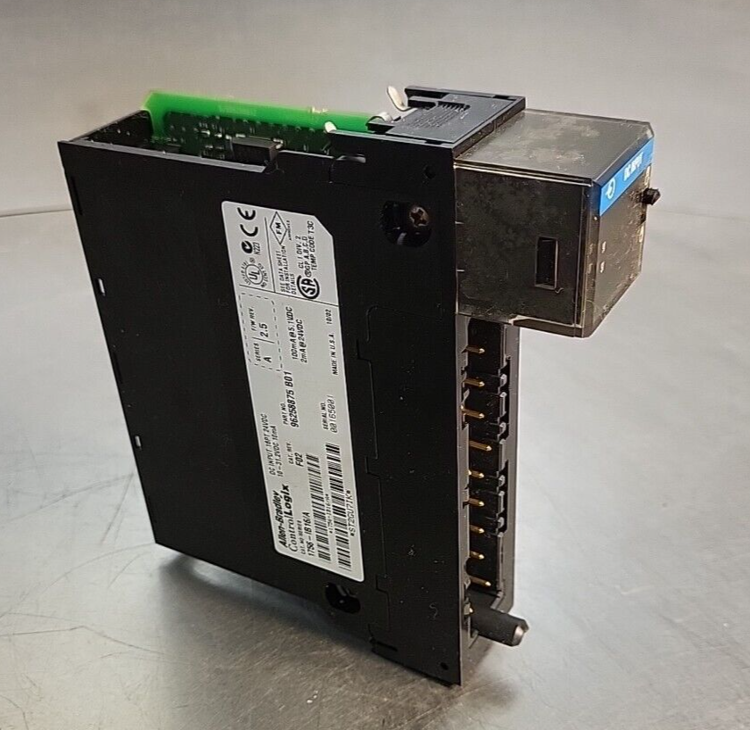 Allen Bradley 1756-IB16 16pt DC Input Module 10-31.2VDC 10mA SER A (BIN3.2.4)