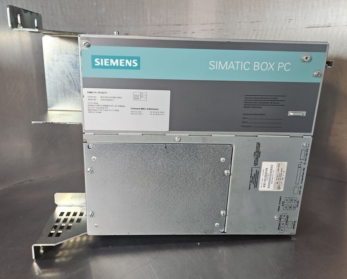 Siemens  IPC627C / 6ES7647-6CD66-0XX0 Simatic Box Pc                    (BIN562)