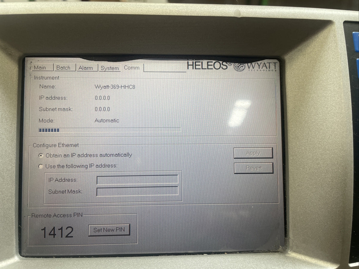 Wyatt Heleos II Dawn 8+ HPLC 8-angle Light Scattering MALS Detector WH-03 @1D