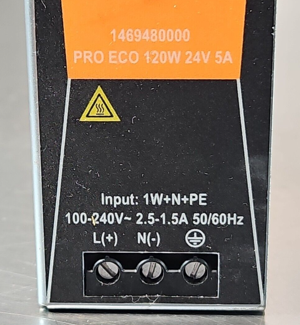 Weiddmuller 1469480000 PRO ECO 120 W 24 V 5 A DIN Power supply  (BIN2.3.3)