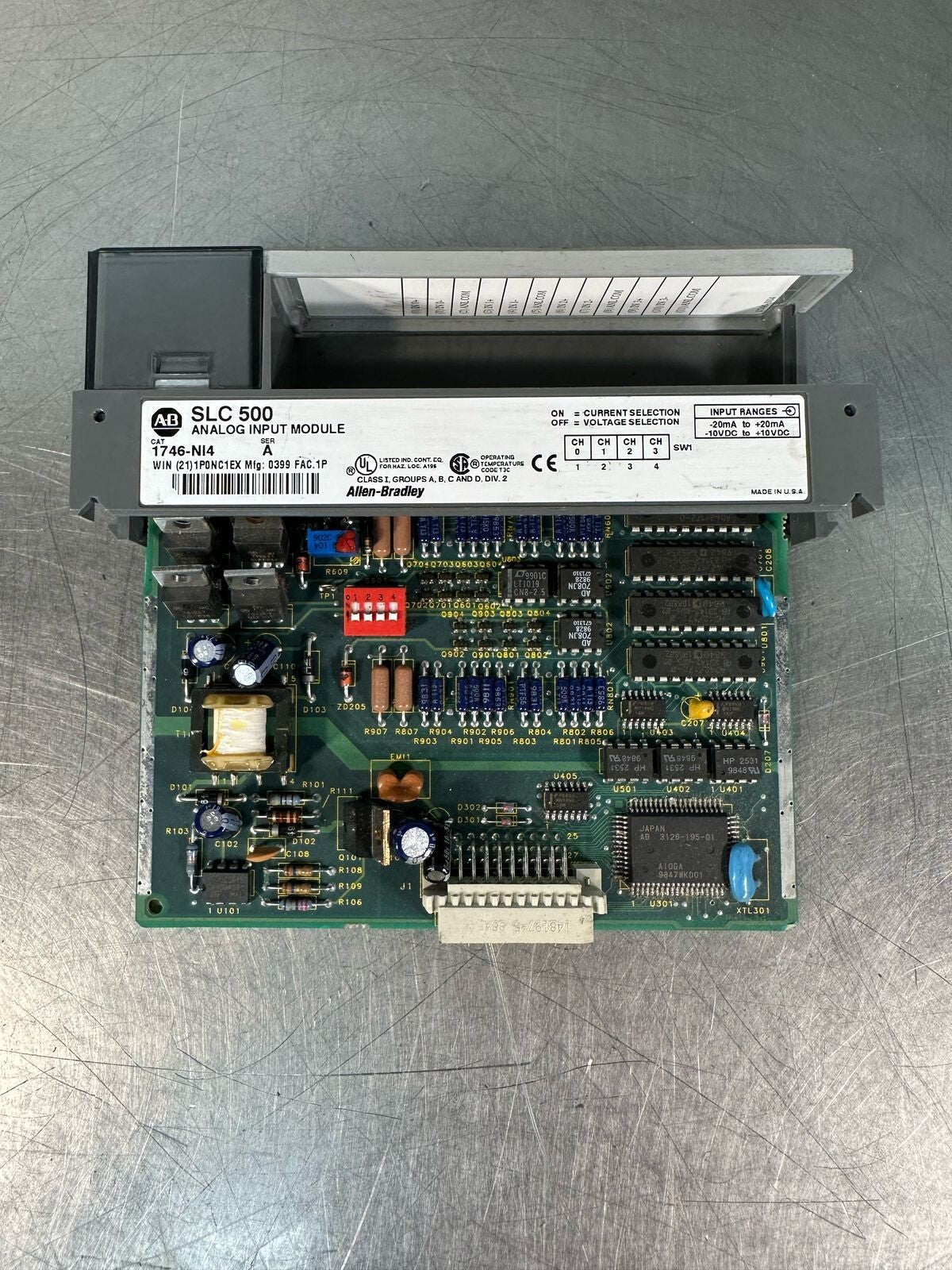 Allen Bradley 1746-NI4 /A SLC 500 Analog Input Module               (5.3.4)