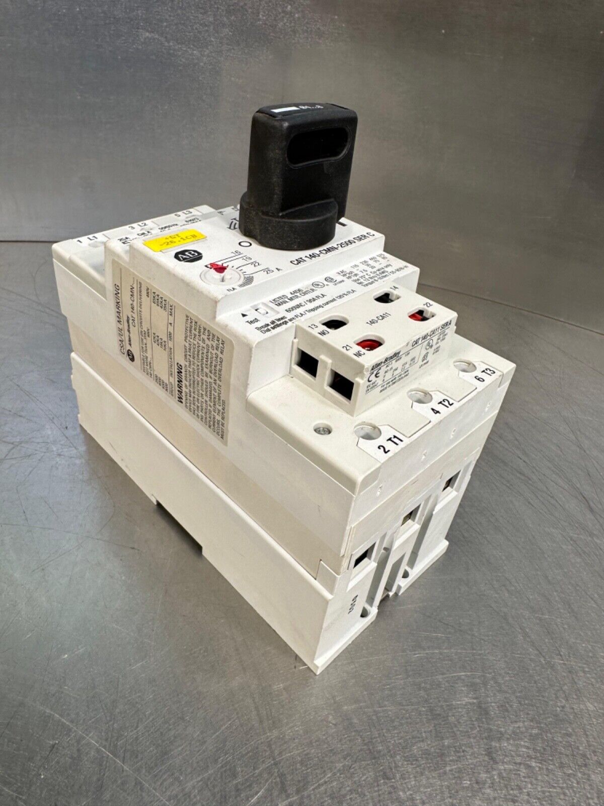 Allen Bradley 140-CMN-2500 Ser. C Motor Protector Circuit Breaker (4B-29)