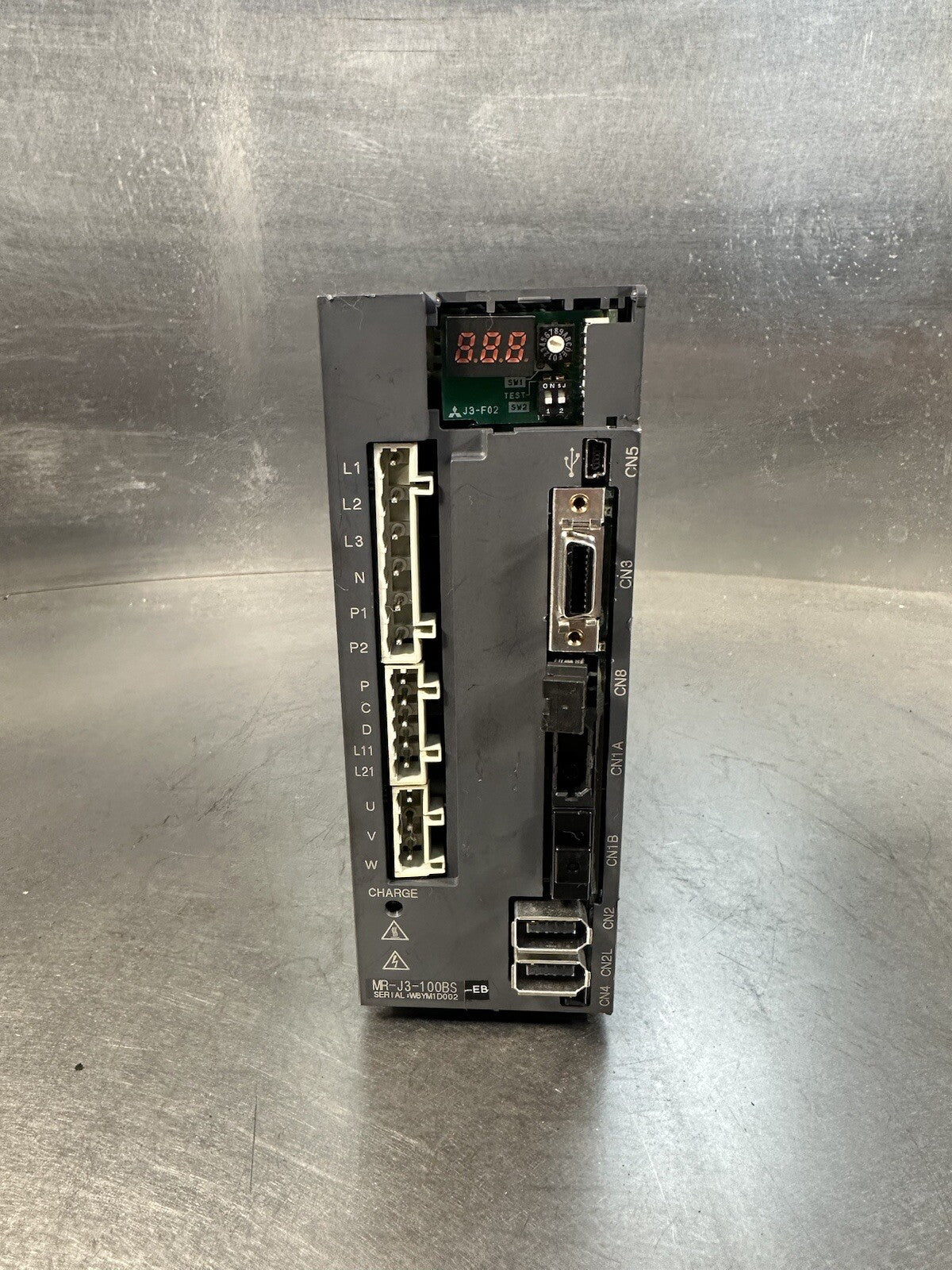 Mitsubishi MR-J3-100BS Servo Drive 200-230v-ac 170v-ac 1kw (BIN-1.2.4)