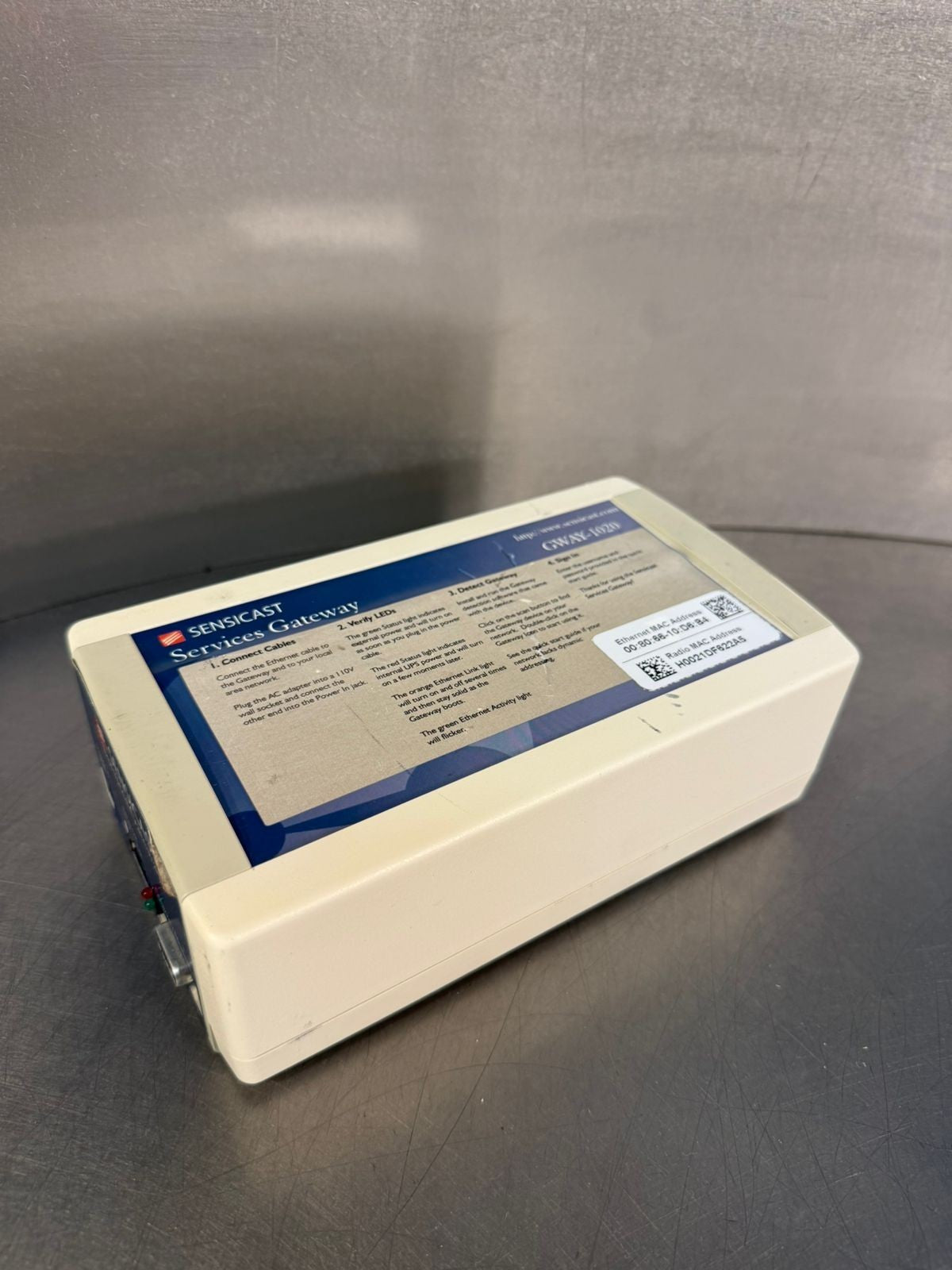 Sensicast Gway-1020 Service Gateway                                (4.4.5)