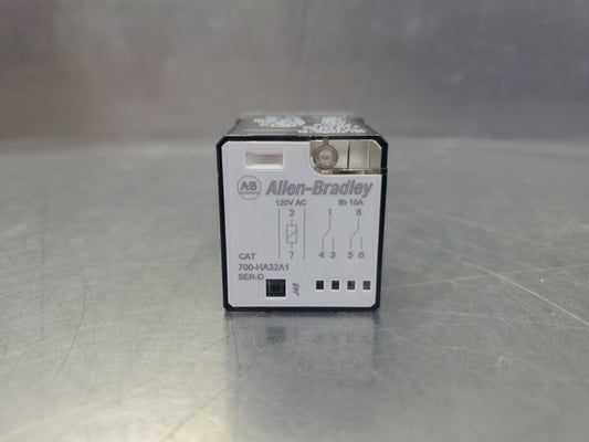 Allen Bradley 700-HA32A1 10A DPDT 120V Relay.                              4D-28