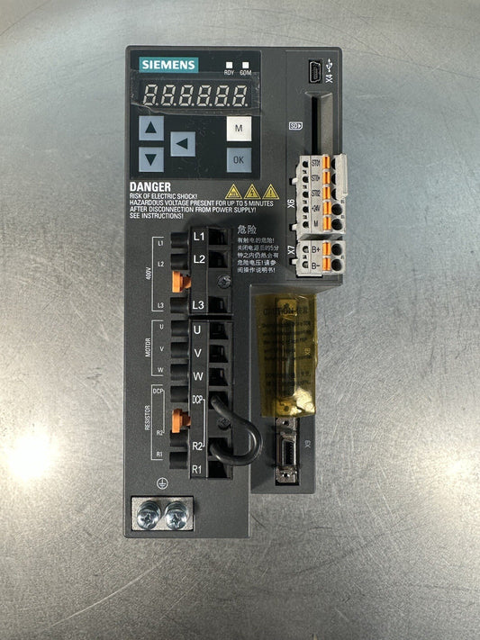 SIEMENS SINAMICS V90 6SL3210-5FE10-8UA0 (BIN-1.2.4)