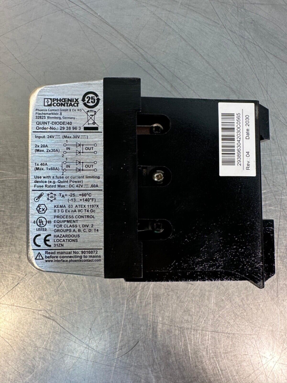 Phoenix Contact Quint-Diode/40 Quint-Diode/40  (4B-31)
