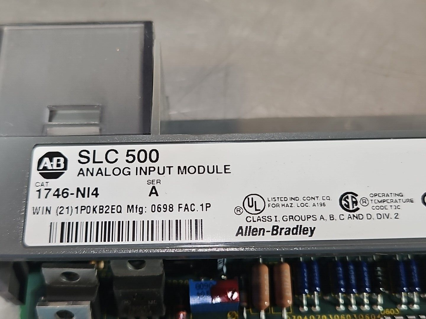 Allen Bradley 1764-NI4 Ser A SLC 500 Analog Input Module                (BIN643)
