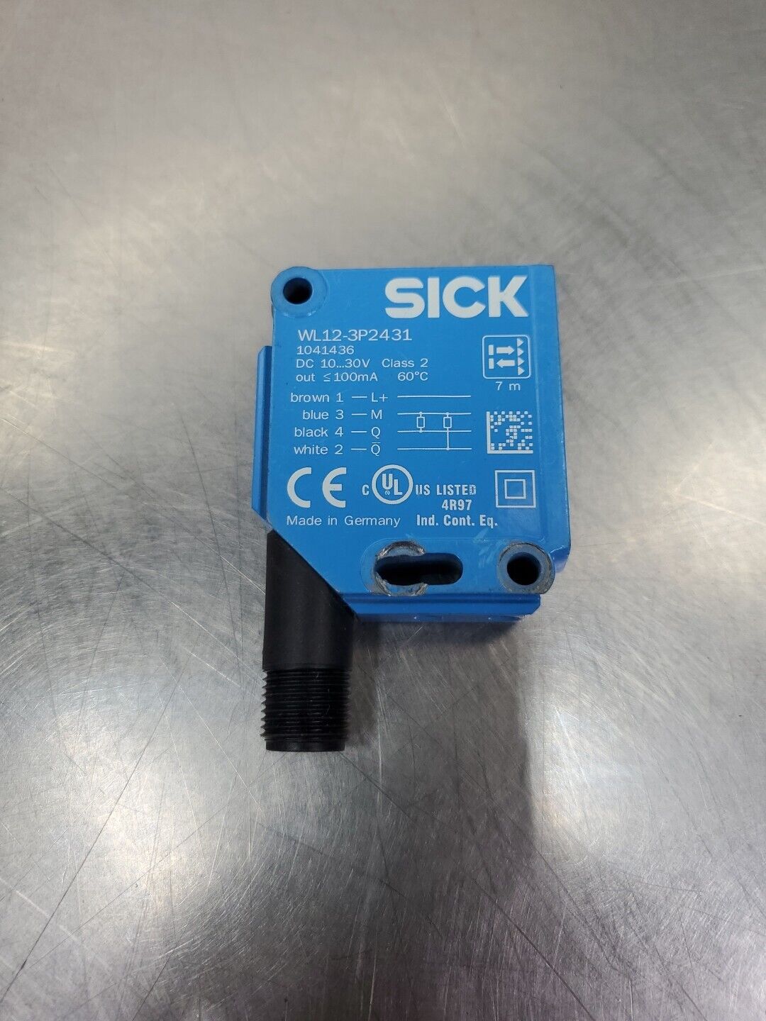SICK WL12-3P2431 (1041436) Photoelectric Sensor, 10-30VDC                 5E-5/5