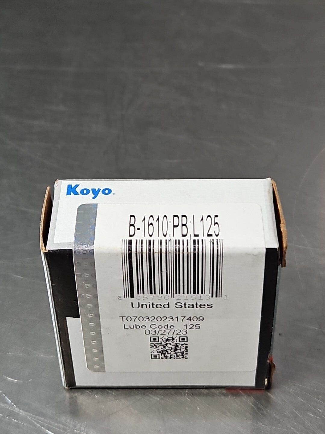 Koyo B-1616 PB L125 Needle Roller Bearing      (BIN423)