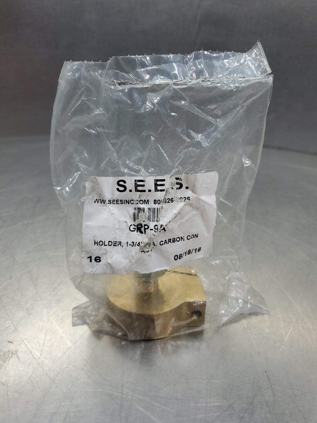 S.E.E.S. GRP-9A Holder, Carbon Contact 1¾"                                 4C-35