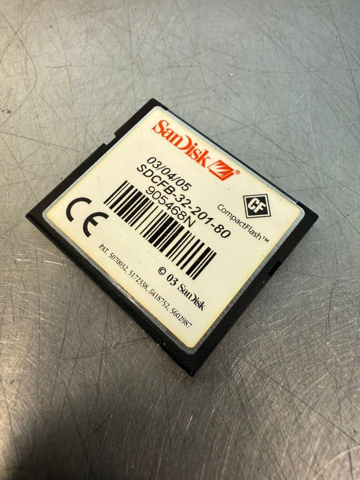 Sandisk SDCFB-32-201-80 Integrated Circuit                         (6.3.1)