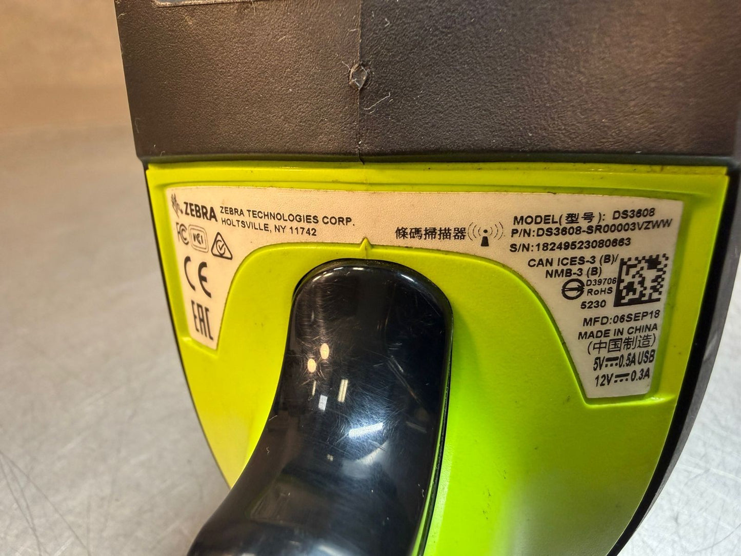 Zebra DS3608 Handheld Dig. Barcode Scan. DS360608-SR00003VZWW     (5.3.2)