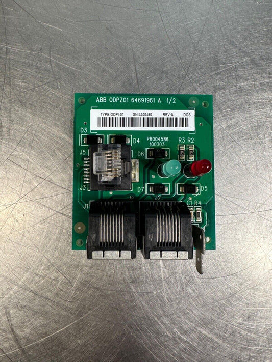 ABB ODPZ01 64691961A 1/2 Circuit Board Rev A (3C-25)