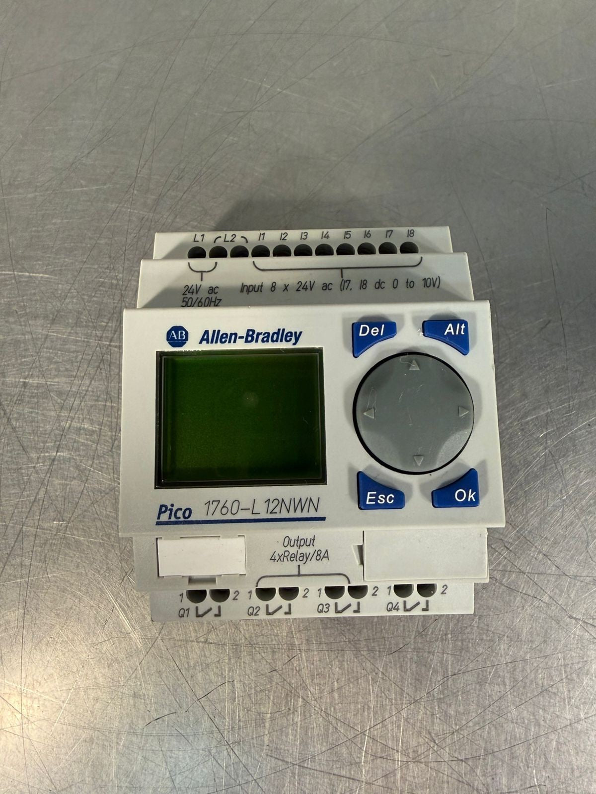 Allen Bradley 1760-L12NWN /B Pico PLC Controller Rev. D  24Vac     (4.4.5)
