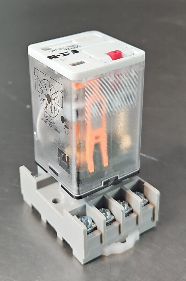 Eaton D3RF2A Relay Coil 120VAC with 51X120 Base                         (BIN413)