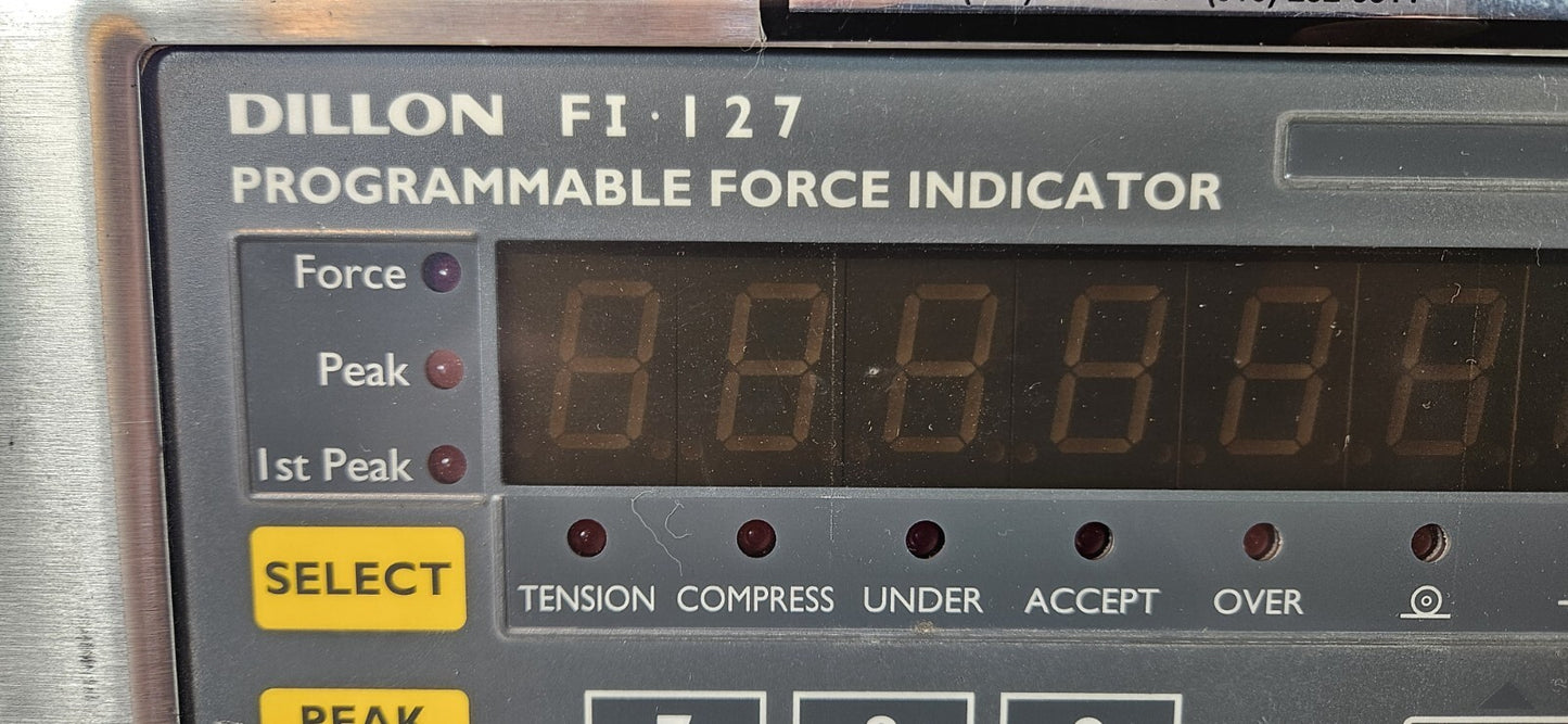 Dillon Fi-127 Programmable Force Indicator                              (BIN752)