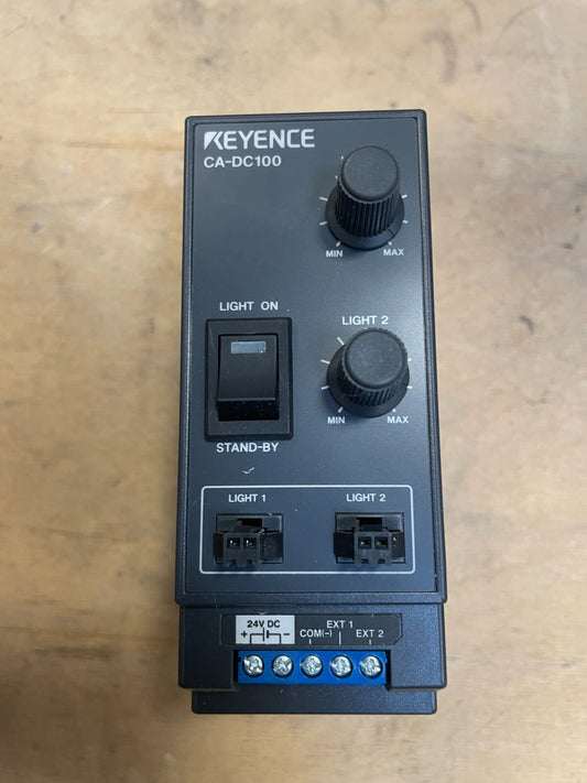 Keyence CA-DC100 Black Power Supply Module LED Illumination Controller(BIN4.4.4)