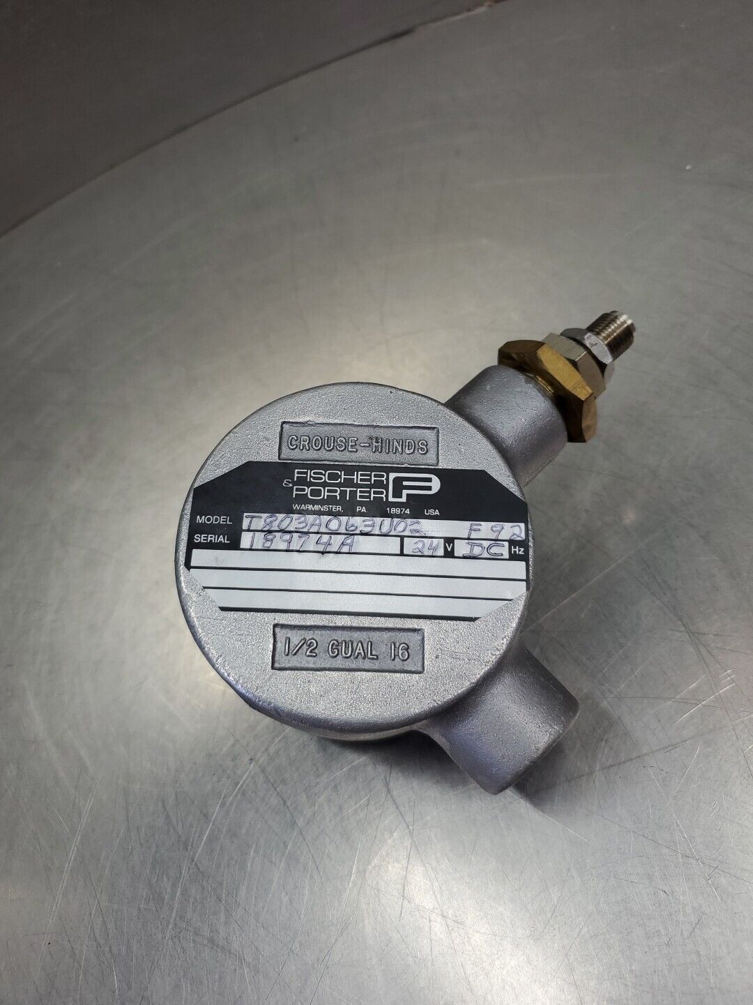 Fischer & Porter T803A063U02 Valve Module.                                  6D-1