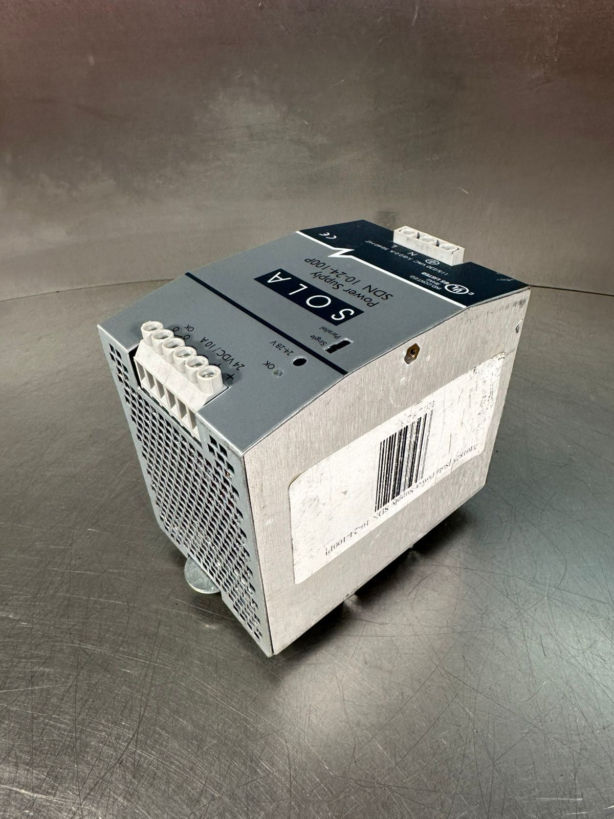 Sola SDN10-24-100P Power Supply Mod. 115/230 Vac 5.0/2.0A 50/60Hz  (6.4.1)