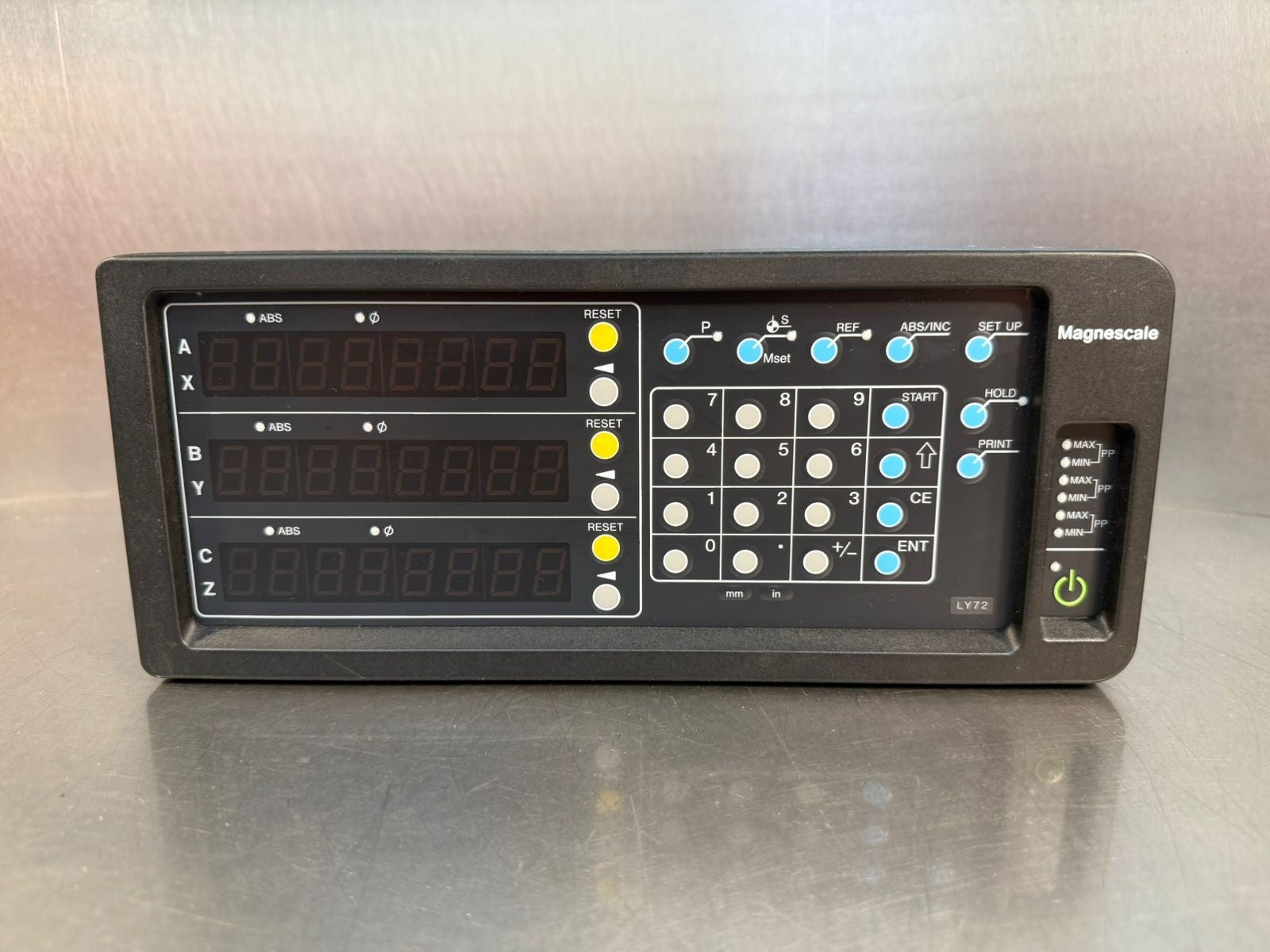 Magnescale LY72  12VDC 0.75A MAX 1A                                (3.4.5)