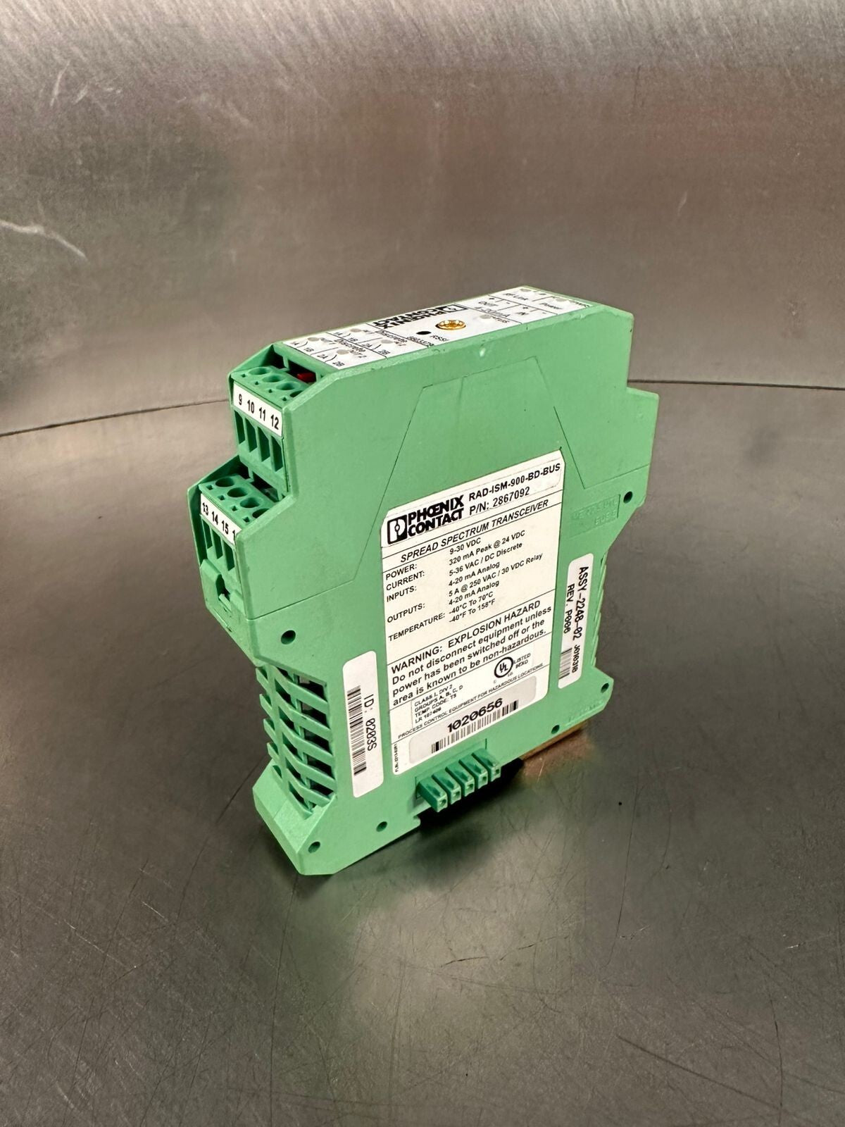 Phoenix Contact RAD-ISM-900-BD-BUS 2867092  5-36VAC/DC 5A           (2.1.2)