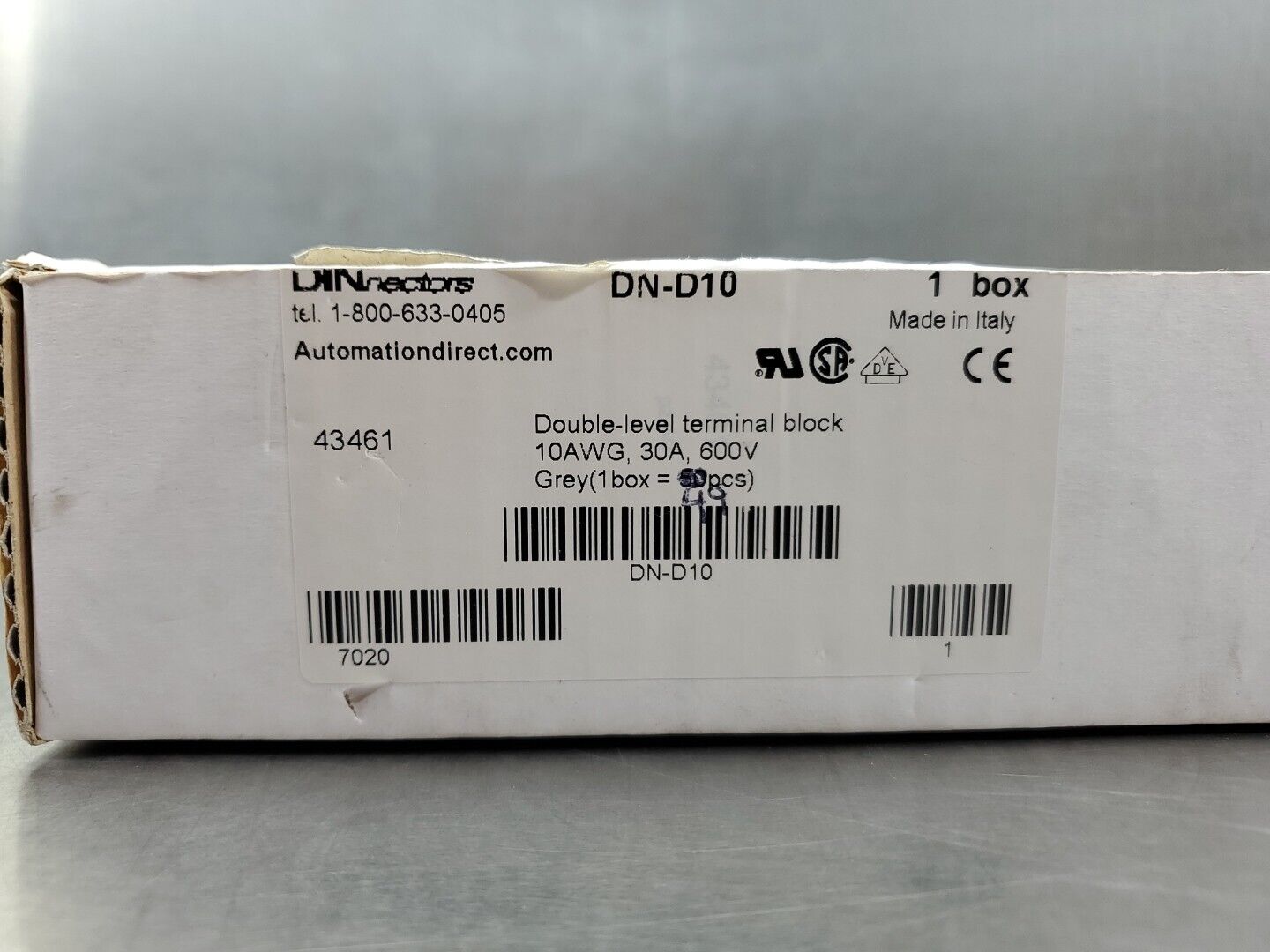 AUTOMATION DIRECT DN-D10 (EURO D4-2) DINnectors TERM BLOCK, Lot of 49.     4D-36