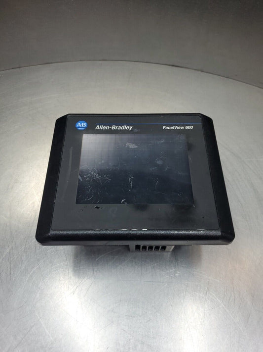 Allen Bradley 2711-T6C20L1/B FRN 4.43 PanelView 600 Panel.                    2E