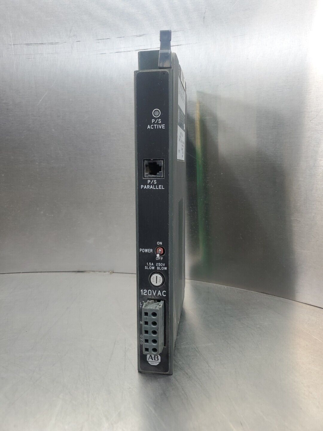Allen Bradley 1771-P4S 120V AC Power Supply Module.                        3E-37