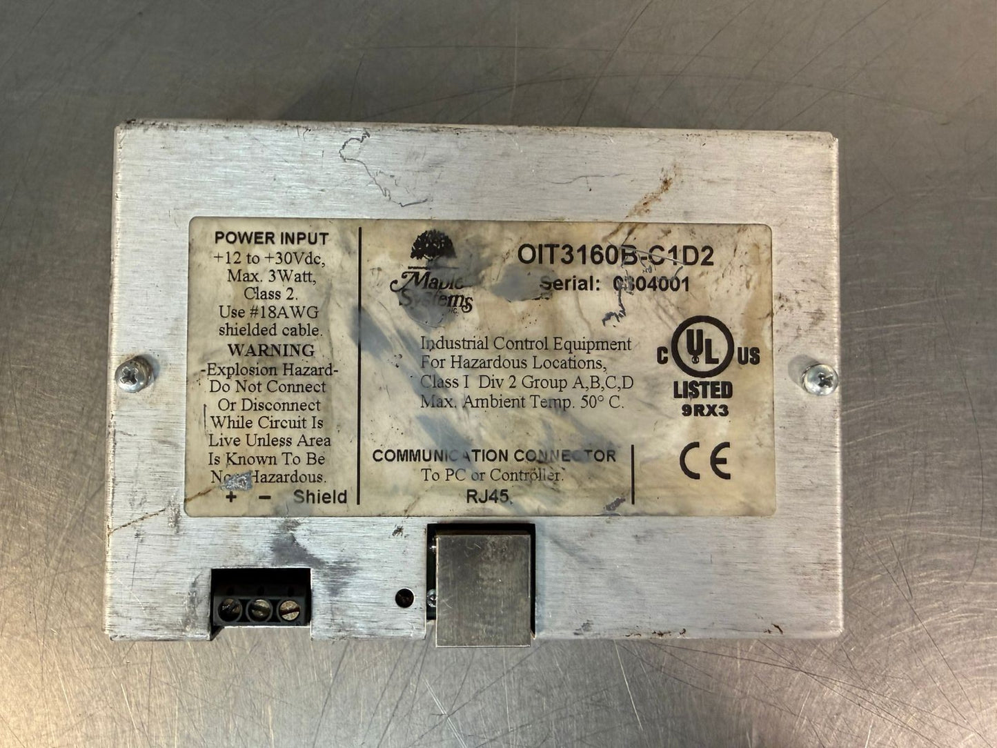 Maple Systems OIT3160B-C1D2 / 12-30vdc 3w                          (7.2.3)