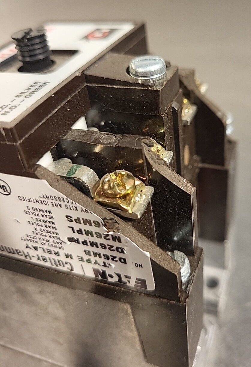 Cutler Hammer  D23MB D26MPR D26MPL  D26MPS Type M Relay  (BIN3.5.1)