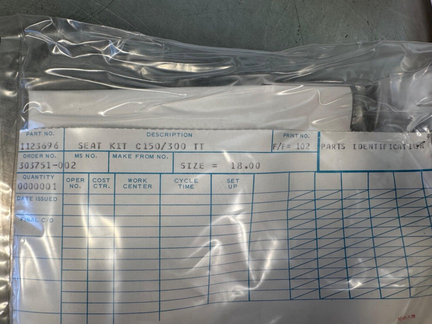 Seat Kit c150/300 Tt - 1123696        (5d—29)