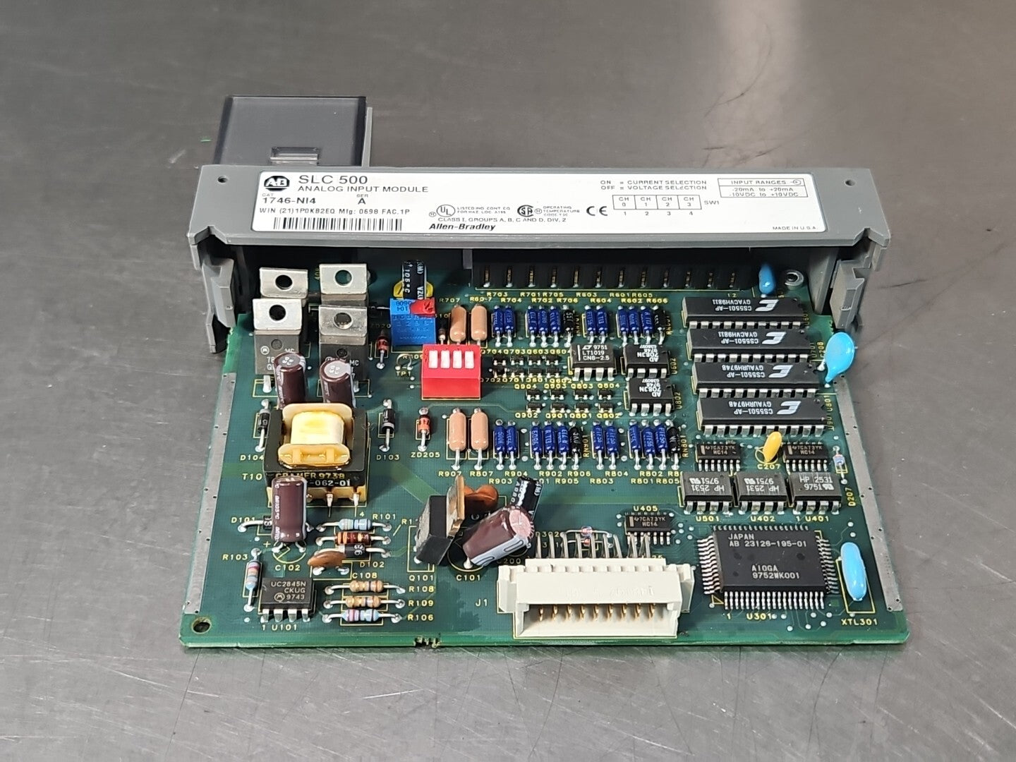 Allen Bradley 1764-NI4 Ser A SLC 500 Analog Input Module                (BIN643)