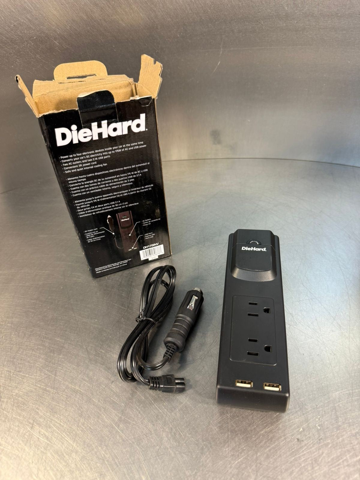 Die-Hard Powerstrip Inverter 175Watt DH1751NV (1.5.5)