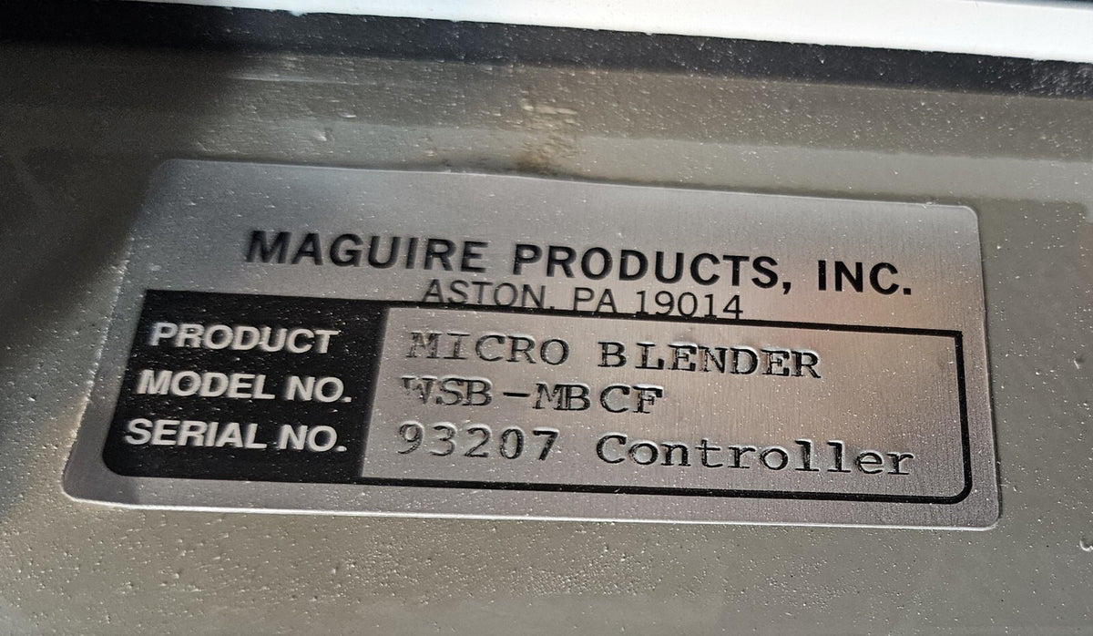 Maguire WSB-MBCF Micro Blender Gravimetric Blender Controller          (BIN652)