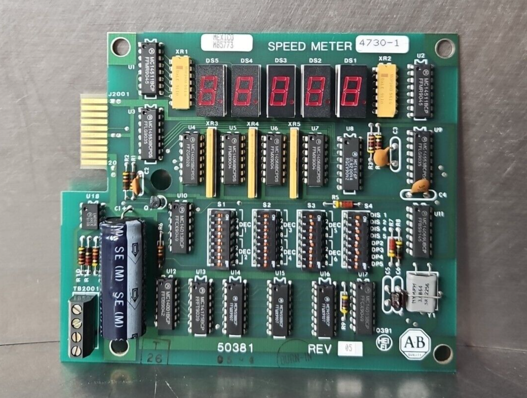 Allen Bradley 50381 Drive Speed Meter Board                              loc3D38