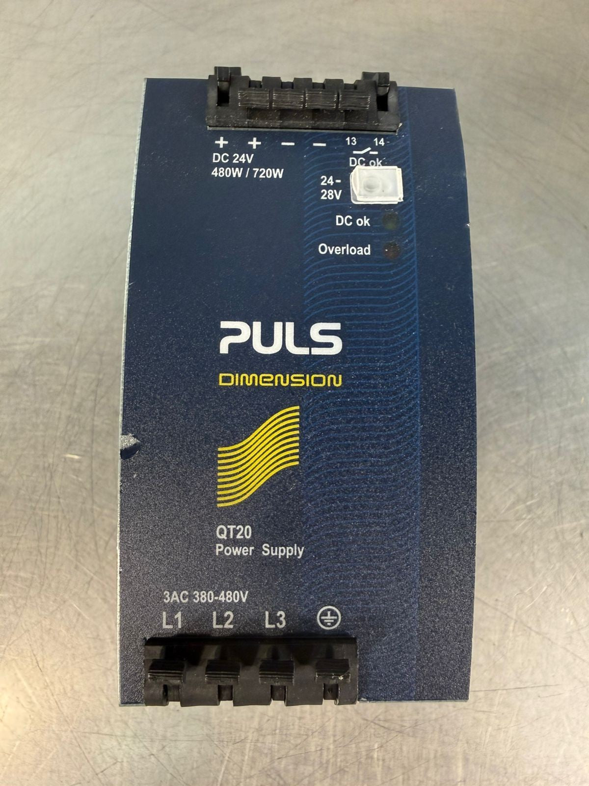 Puls Qt20.241-C1 Power Supply 3-Ph 24V 20A-480W Conformal Coated   (4.2.3)