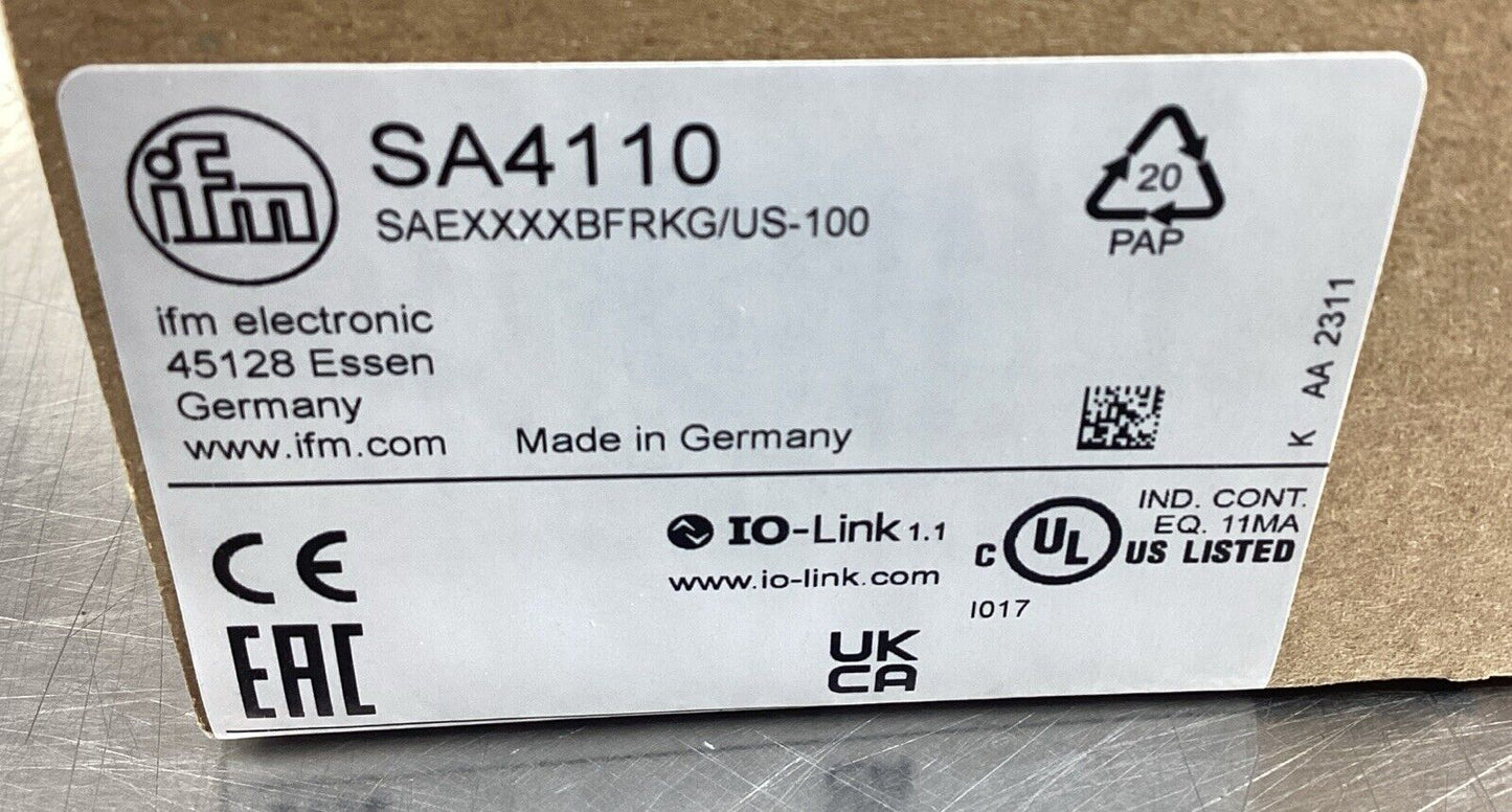 IFM EFECTOR  SA4110  SAEXXXXBFRKG/US-100       3C-23
