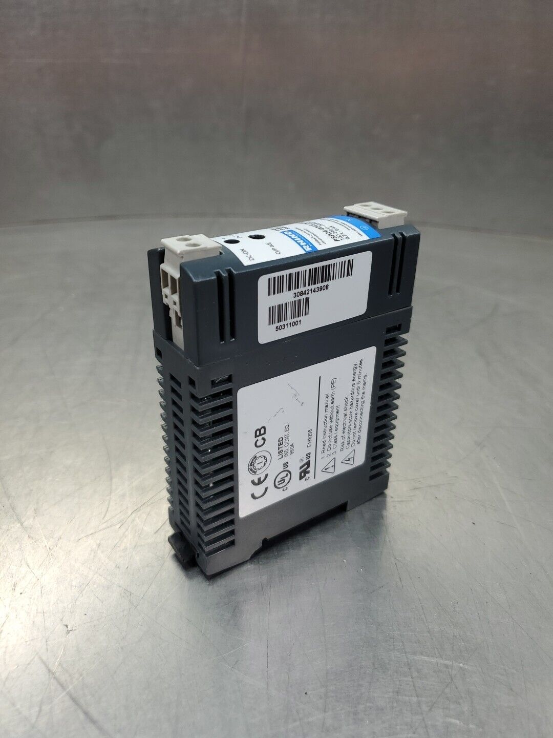RHINO (Automation Direct) PSP24-024S Industrial Power Supply, 24VDC 1A.    4E-36