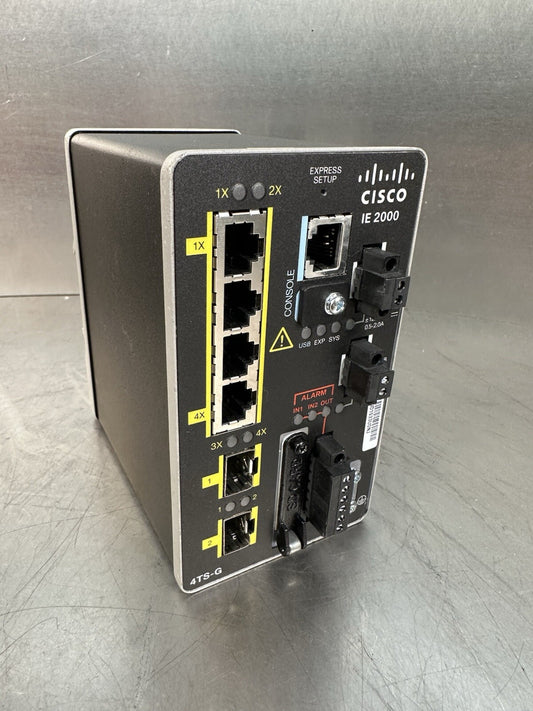 Cisco IE-2000-4TS-G-B Industrial Ethernet Switch 4 FE Copper & 2 GE (BIN-7.5.2)