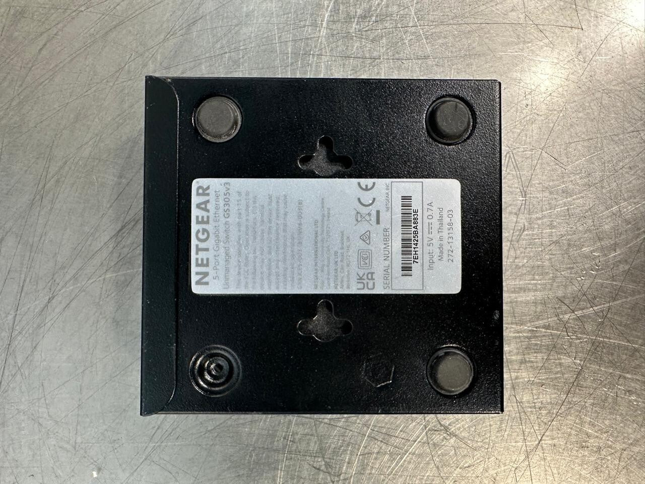 Netgear GS305v3 5 Port Gigabit Ethernet Switch     (6.3.4)