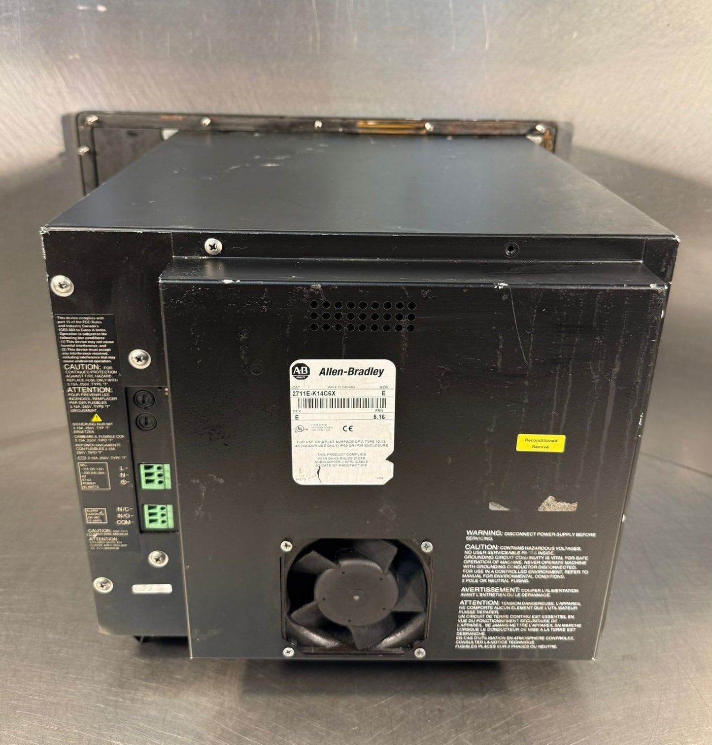 Allen Bradley 2711E-K14C6X /E Panelview 1400e Frn 5.16           (12.4.1)