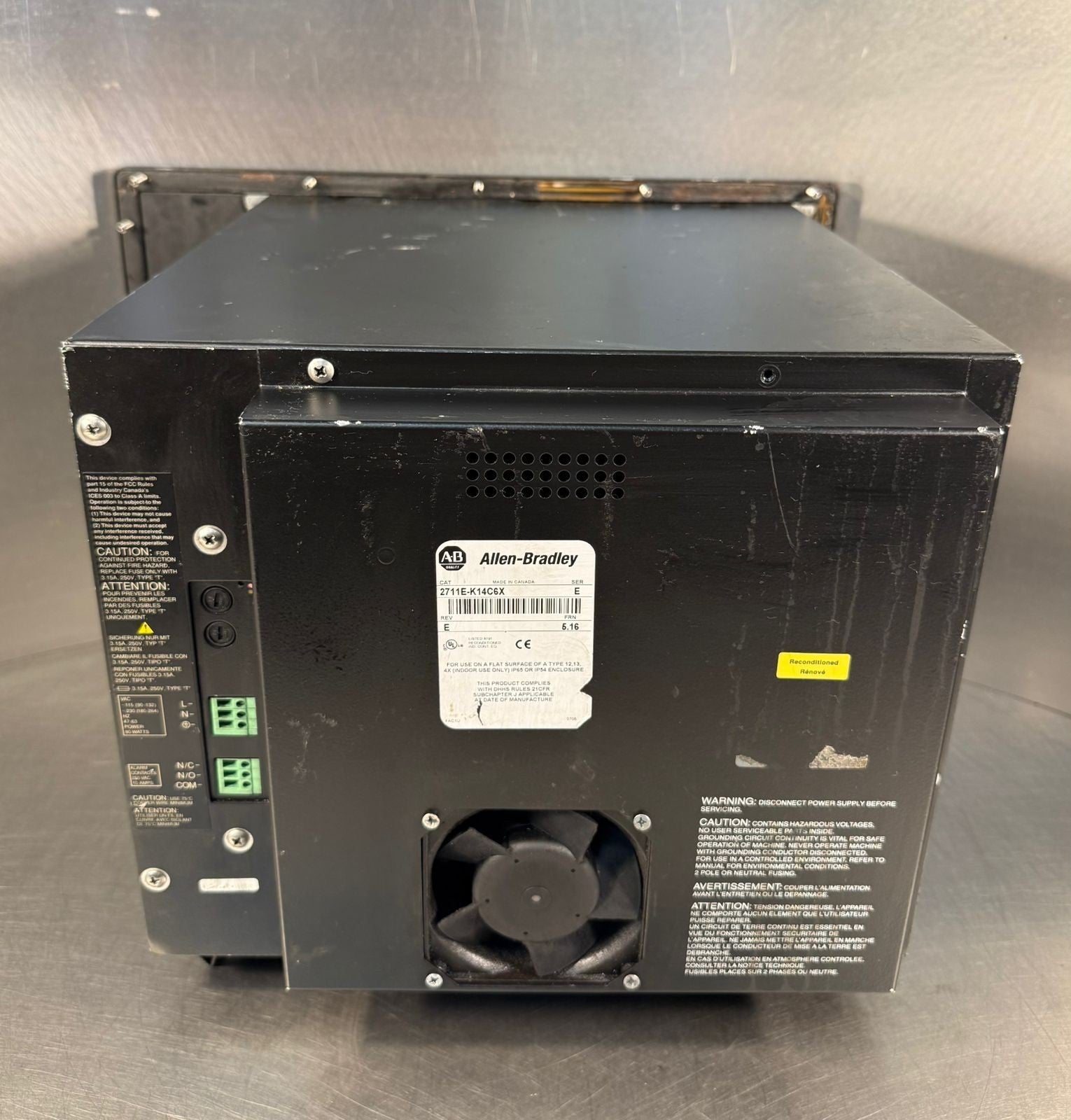 Allen Bradley 2711E-K14C6X /E Panelview 1400e Frn 5.16           (12.4.1)