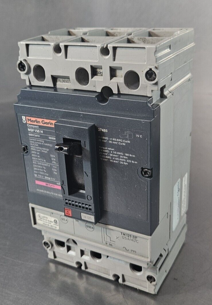 Merlin Gerin NSF150H Industrial Circuit Breaker 150A Three Pole         (BIN645)