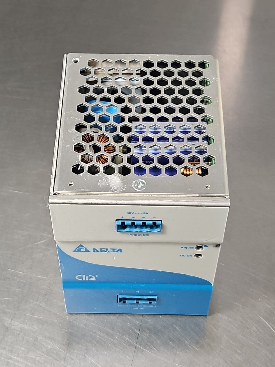 Delta Electronic DRP048V240W1BN DIN Rail Mount 48VDC 240W 5A P. Supp (BIN731)