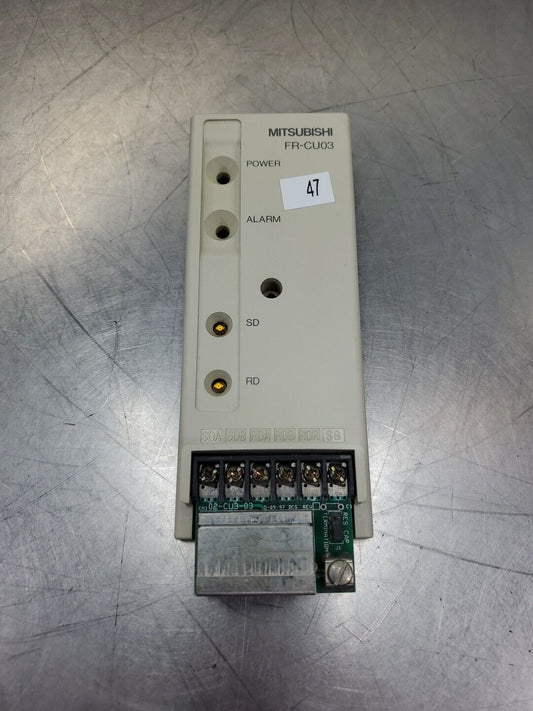 MITSUBISHI FR-CU03 PLC PROGRAMMER MODULE.                                  3E-16