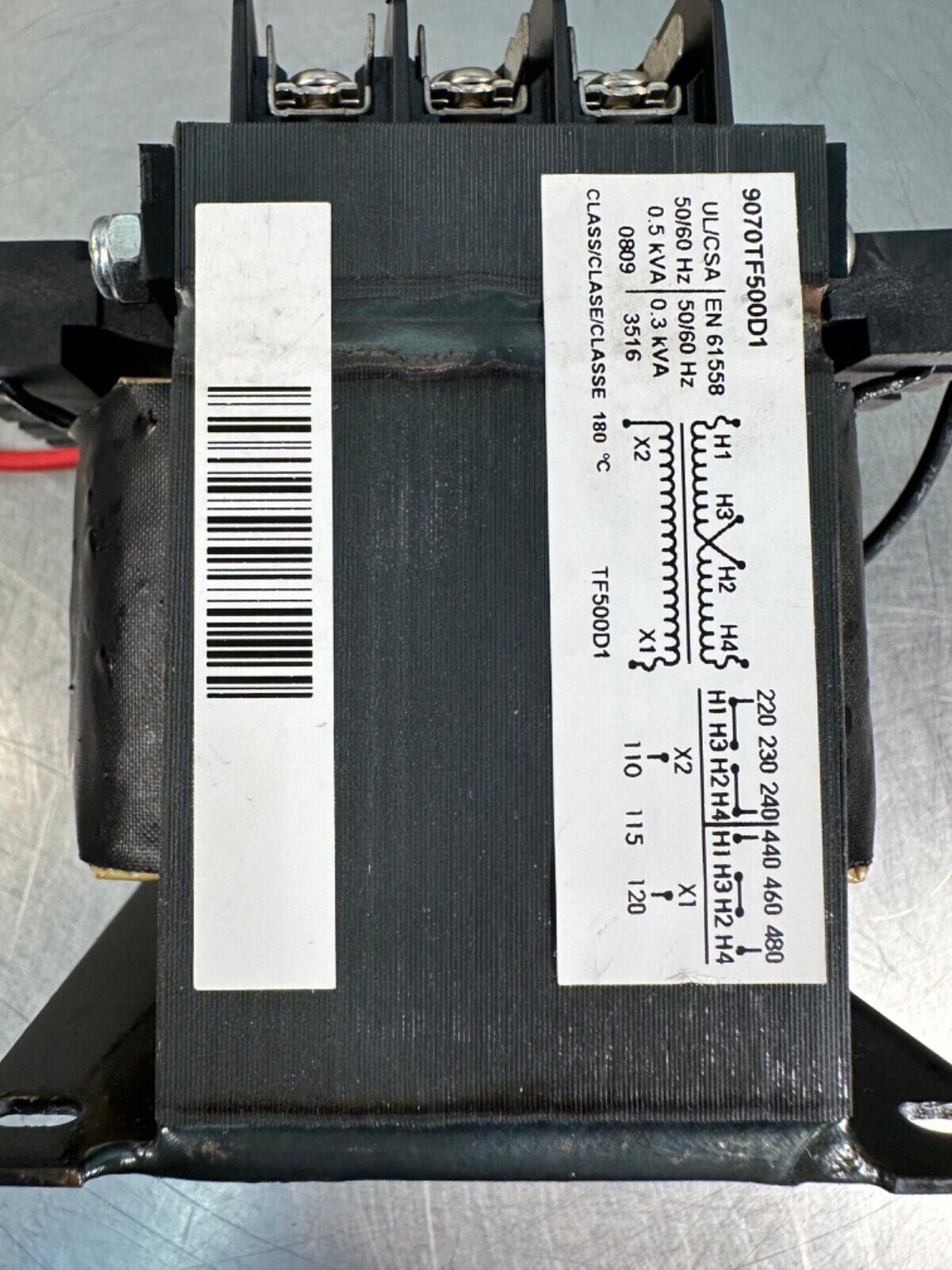 Square D 9070TF500D1  Transformer  LR21455 600V 30A  Fuse Holder(5C-19)