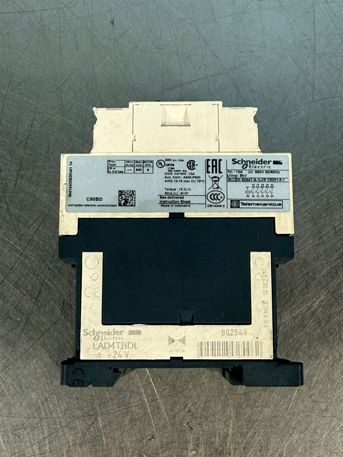 Schneider CAD50BD Contactor CAD-50-BD                              (4.1.3)